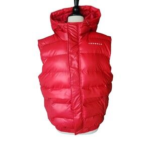 YoungLA Spotlight Puffer Vest Mens Medium Red Gorpcore Streetwear Outdoors NWT